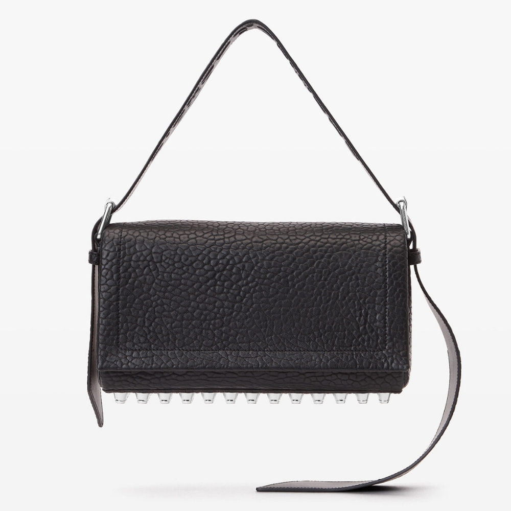 Alexander Wang Ricco Black Textured Leather Bag (Medium) - Picture 2 of 15